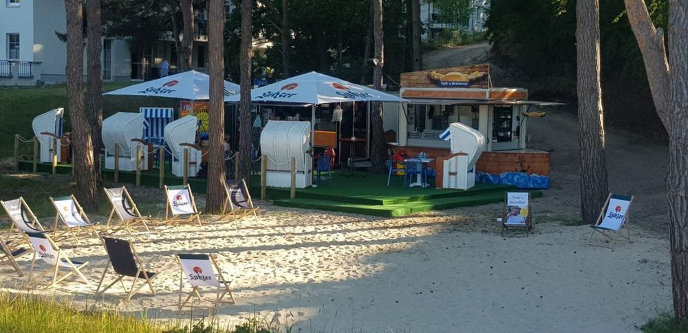 Strandbar am Strand von Sellin